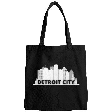 Discover Detroit City Skyscraper Skyline Bags