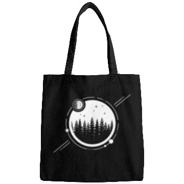 Discover Modern Geometric Nature Forest Astronomy Planets Bags
