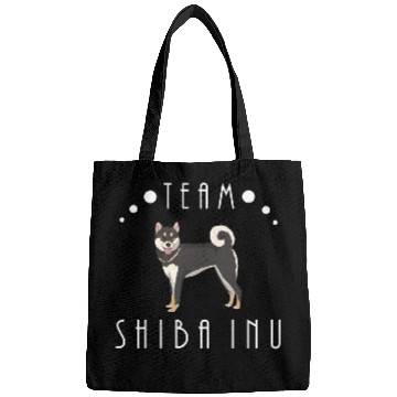 Discover Team Shiba Inu - Black and Tan Bags
