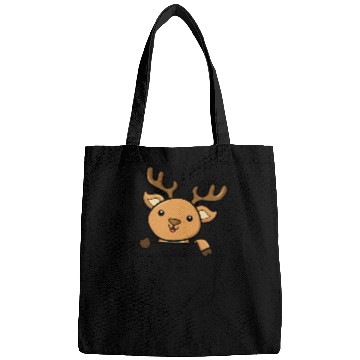 Discover deer, Pocket, reindeer, Bags pocket, kids, cute