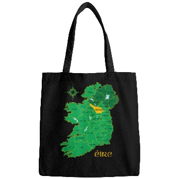Discover Cavan Ireland County Map Eire Irish Travel Celtic Bags