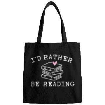Discover Book Lover I'D Rather Be Reading Teacher Librarian Bags