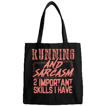 Discover Running Gifts Running and Sarcasm 2 Important Bags
