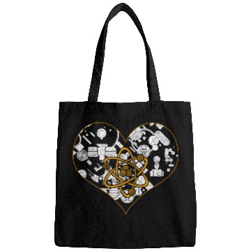 Discover Physicist Heart Physics Bags