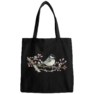 Discover Swamp Tit on A Twig - Garden Birds In Spring Bags