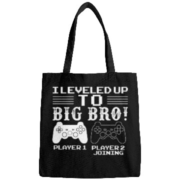 Discover I Level Up To Big Bro Gamer Brother Bags