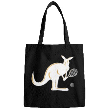 Discover Australia Kangaroo Tennis Player Funny Gift Idea Bags