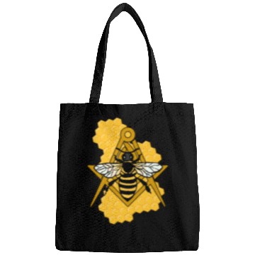 Discover Masonic Emblem with Bee and Beehive Bags