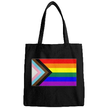 Discover Progress LGBTQ Gay Pride Flag Bags