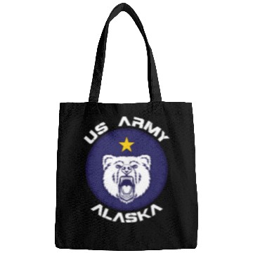 Discover Us Army Alaska Polar Bear Patch Bags