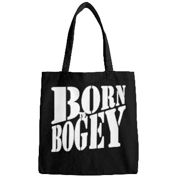 Discover born to bogey white Bags
