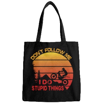 Discover Trial Motorcycle Saying Bags