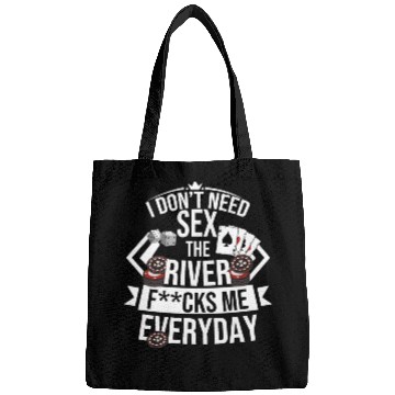 Discover Poker Cards Funny River Bluff Fold Poker Player Bags