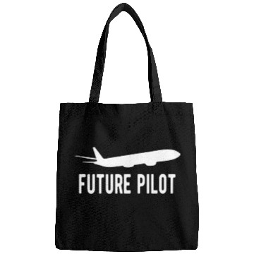 Discover Pilot Aviation Airplane Airline Gift future Pilot Bags