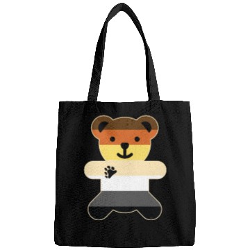 Discover Bear Brotherhood Flag Bear Gay Pride graphic Bags