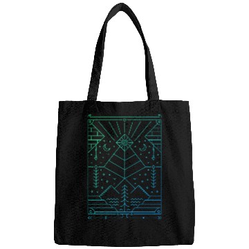 Discover Tropical Geometric Abstract 3 Bags