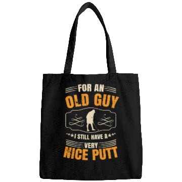 Discover Golf Golfer Old Guy Nice Putt Bags