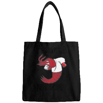 Discover Shrimpin' Ain't Easy Shrimp Jiu Jitsu Fighter Bags