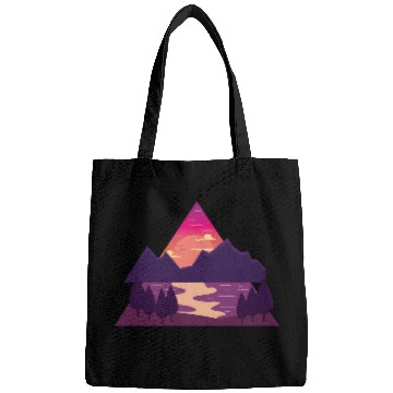 Discover Purple Triangle Bags