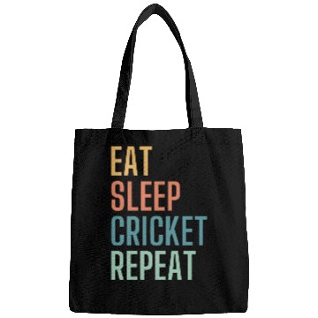 Discover Eat Sleep Cricket Repeat Bags
