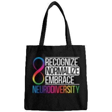 Discover Recognize Normalize Embrace Neurodiversity Autism Bags