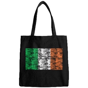 Discover Ireland flag vintage Bags
