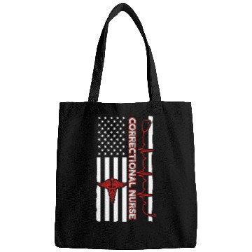 Discover Correctional Nurse USA Flag Nursing RN Bags
