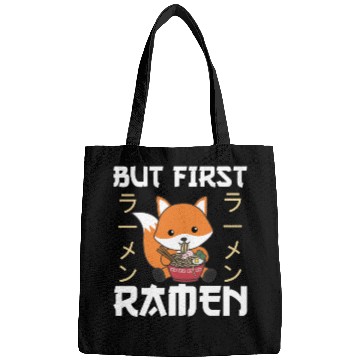 Discover Fox Powered By Ramen Cute Kawaii Foxes Bags
