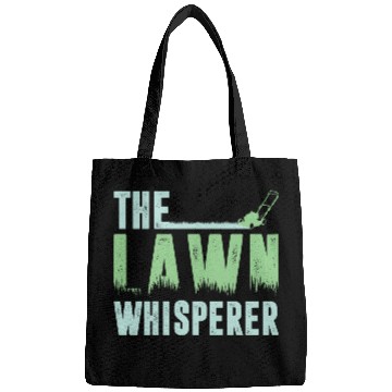 Discover Funny Lawn Mowing The Lawn Whisperer Bags