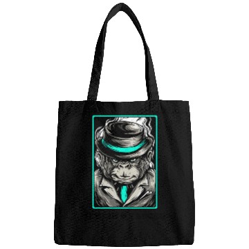 Discover Cool chimpanzee gangster monkey Bags for