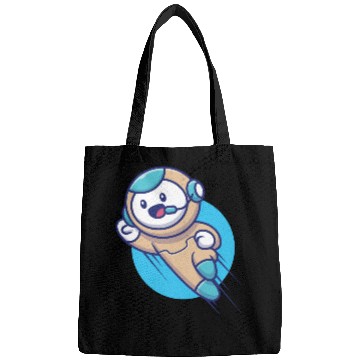 Discover Cute robot flying Bags