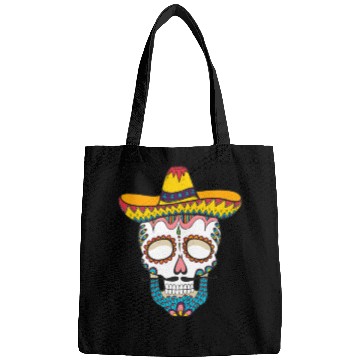 Discover Skull death hipster gothic bones Bags