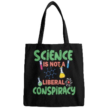 Discover science not conspiracy science conspiracy Bags
