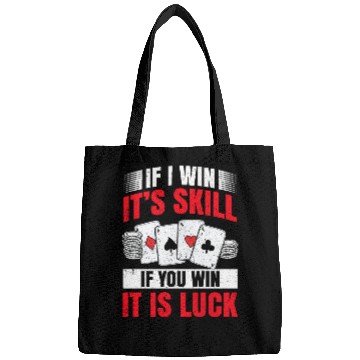 Discover Poker Blackjack Cards Royal Flush Gambling Casino Bags