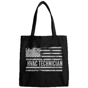 Discover American Hvac Technician United States Flag birthd Bags