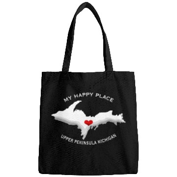 Discover My Happy Place Upper Peninsula Michigan Yoopers 90 Bags