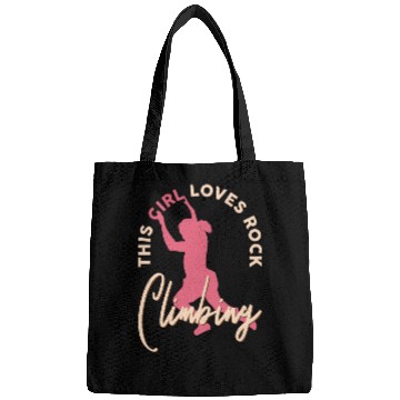 Discover Rock Climber Boulder This Girl Loves Rock Climbing Bags