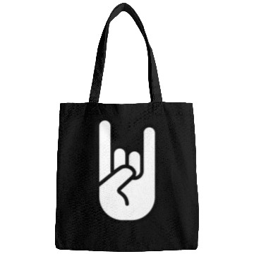 Discover Heavy metal rock hand icon 02 Bags
