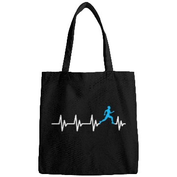 Discover Runner Heartbeat Athletic Funny Running Bags