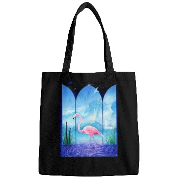 Discover Cosmic Flamingo Bags