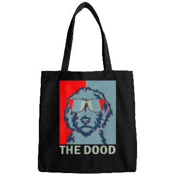 Discover Funny The Dood Goldendoodle Doodle Mom Dad Bags