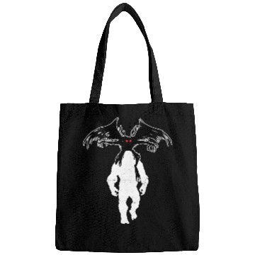 Discover Bigfoot Riding Mothman - Funny Sasquatch Myth Bags