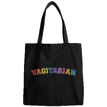 Discover Vagitarian Gift LGBT Lesbian Adult Humor Funny Gif Bags