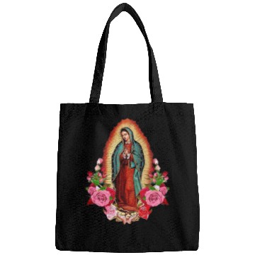Discover Our Lady of Guadalupe, Mexican Virgin Mary, Mexico Bags