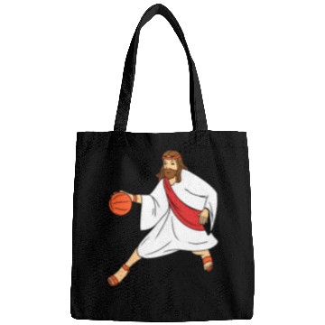 Discover Jesus Playing Basketball Bags
