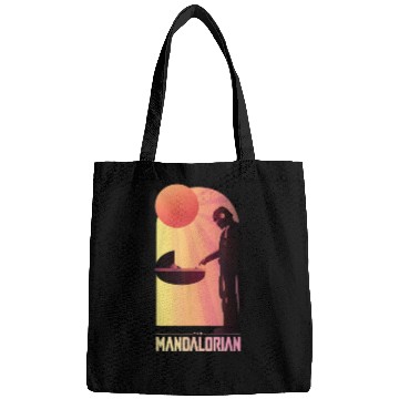 Discover Star Wars The Mandalorian The Child Sunset Meeting Bags