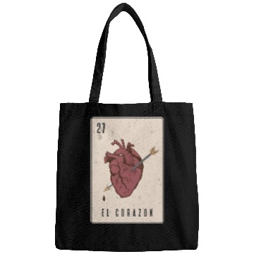 Discover El Corazon Mexican Loteria Bags
