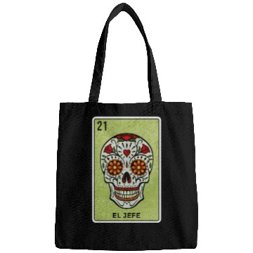 Discover El Jefe Mexican Lottery Card Cinco De Mayo Bags