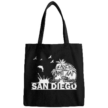 Discover San Diego Cool Logo Funny Bags
