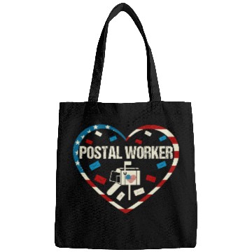 Discover Postal worker mail carrier Heart Love Bags